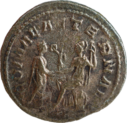 Антонинианы Салонина (254-268) Римская империя серебряная монета (6)