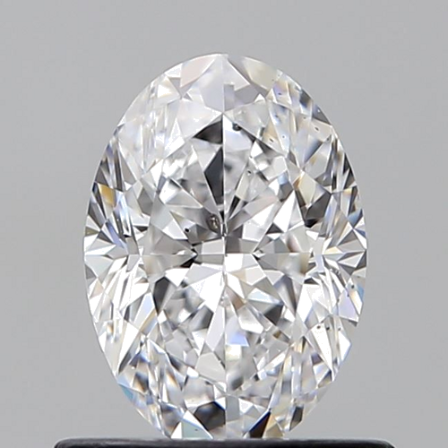 0.7 carat D-SI1 Natūralus Oval Deimantas (1)
