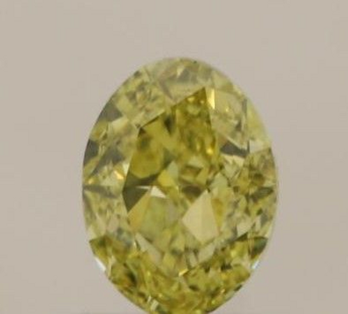 0.5 carat Fancy Intense  Yellow-VS1 Natūralus Oval Deimantas (1)