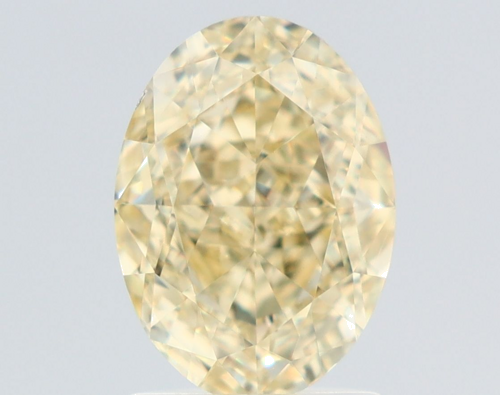 1.85 carat Fancy Light Yellow-VS2 Natūralus Oval Deimantas (1)