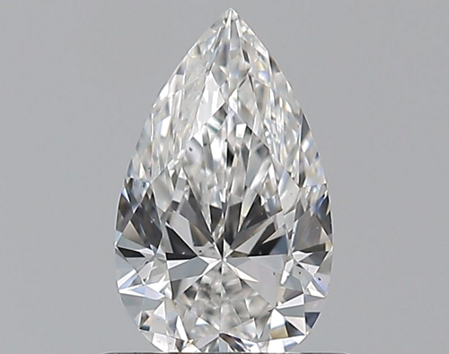 0.57 carat F-VS2 Natūralus Pear Deimantas (1)