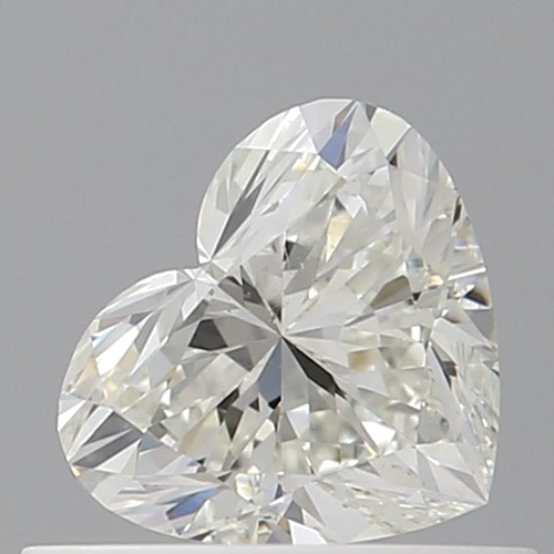 0.51 carat I-VS2 Natūralus Heart Deimantas (1)