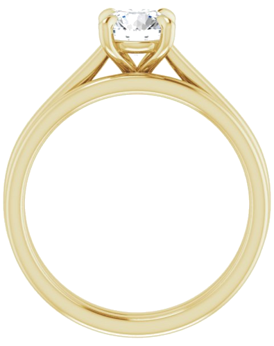 Sužadėtuvių Žiedas „Claw-Prong Solitaire“ 18k yellow gold Round 6mm (7)
