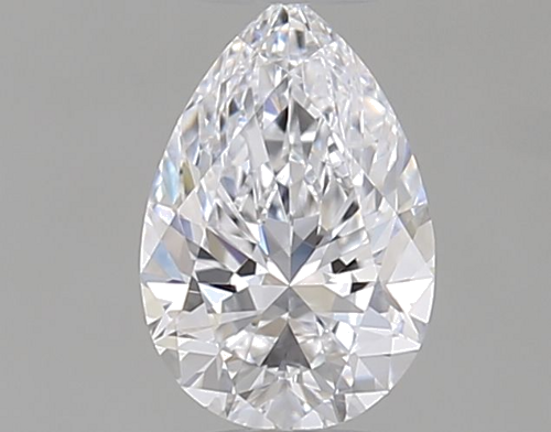 0.34 carat D-IF Natūralus Pear Deimantas (1)