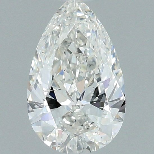 0.49 carat G-SI2 Natūralus Pear Deimantas (1)