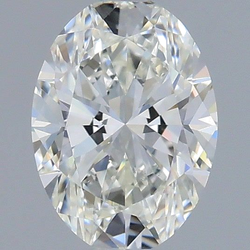 0.5 carat I-VS1 Natūralus Oval Deimantas (1)