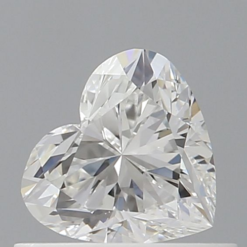 0.53 carat F-SI1 Natūralus Heart Deimantas (1)
