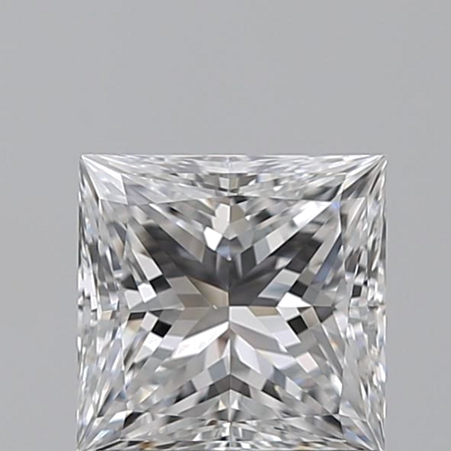 1.01 carat D-VS1 Natūralus Princess Deimantas (1)