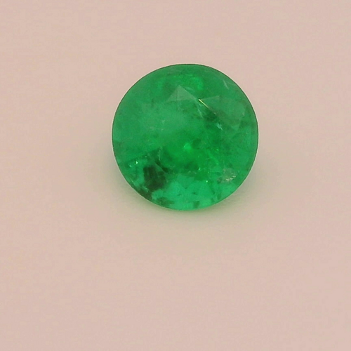 0.29 carat GREEN Round Smaragdas (1)