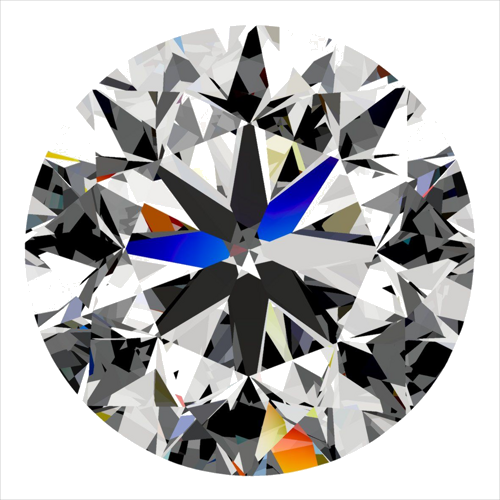 0.3 carat F-SI2 Very Good cut Natūralus Round Deimantas (1)