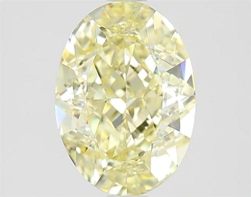 2.01 carat Fancy Light Yellow-VS1 Natūralus Oval Deimantas (1)