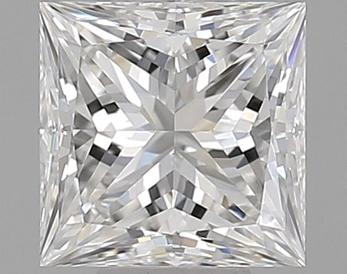 0.35 carat E-VVS2 Natūralus Princess Deimantas (1)