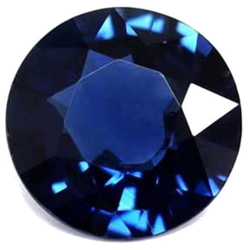 0.61 carat BLUE Round Safyras (1)