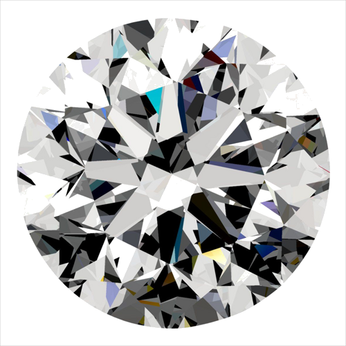 0.3 carat I-SI1 Very Good cut Natūralus Round Deimantas (1)