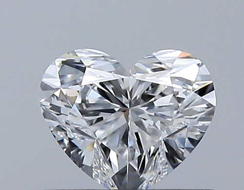 0.5 carat E-VS1 Natūralus Heart Deimantas (1)
