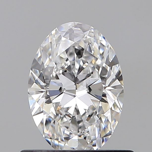 0.56 carat D-SI1 Natūralus Oval Deimantas (1)