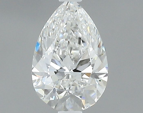 0.35 carat E-IF Natūralus Pear Deimantas (1)