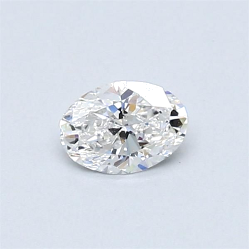 0.33 carat E-VVS1 Natūralus Oval Deimantas (1)