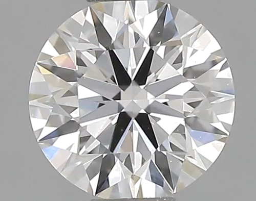 0.41 carat F-VVS2 Excellent cut Natūralus Round Deimantas (1)