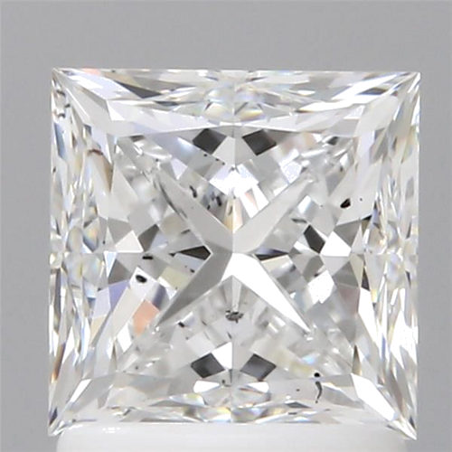 1.7 carat E-SI1 Natūralus Princess Deimantas (1)