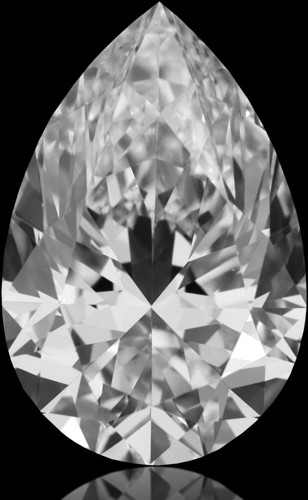 0.7 carat H-VS1 Natūralus Pear Deimantas (1)
