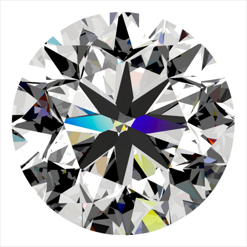 0.39 carat I-VS2 Very Good cut Natūralus Round Deimantas (1)