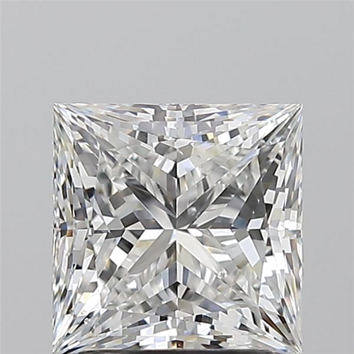 2.01 carat F-SI1 Natūralus Princess Deimantas (1)