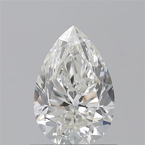0.9 carat H-VS1 Natūralus Pear Deimantas (1)
