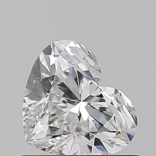 0.61 carat F-VVS2 Natūralus Heart Deimantas (1)