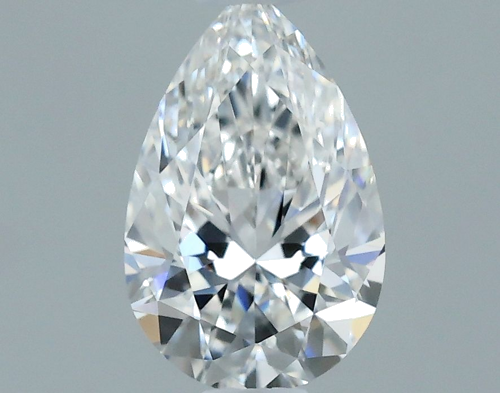 0.4 carat F-VS2 Natūralus Pear Deimantas (1)
