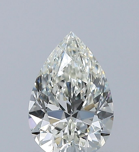 0.5 carat J-VS1 Natūralus Pear Deimantas (1)