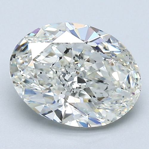 2.01 carat J-SI2 Natūralus Oval Deimantas (1)