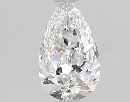 0.6 carat E-VVS2 Natūralus Pear Deimantas (1)