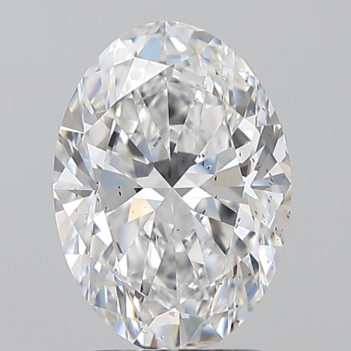 2.01 carat D-SI2 Natūralus Oval Deimantas (1)