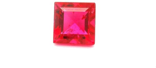 0.5 carat RED STEP cut Square Spinel (1)