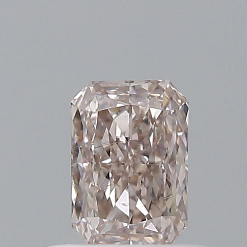0.5 carat Fancy Pinkish Brown-SI2 Natūralus Radiant Deimantas (1)