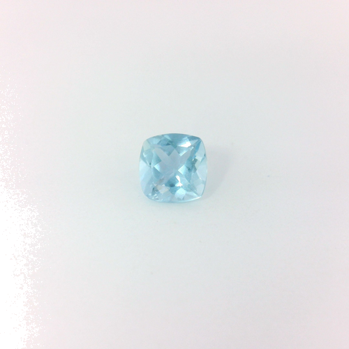 0.46 carat BLUE Cushion Aquamarine (1)