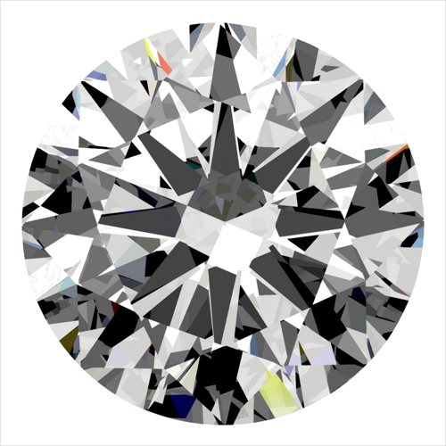 0.3 carat F-VS1 Very Good cut Natūralus Round Deimantas (1)