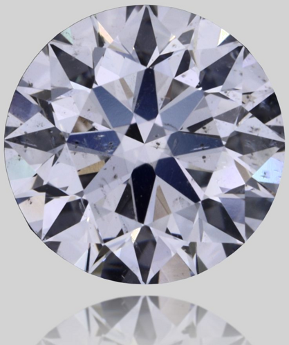 0.54 carat E-SI2 Excellent cut Natūralus Round Deimantas (1)