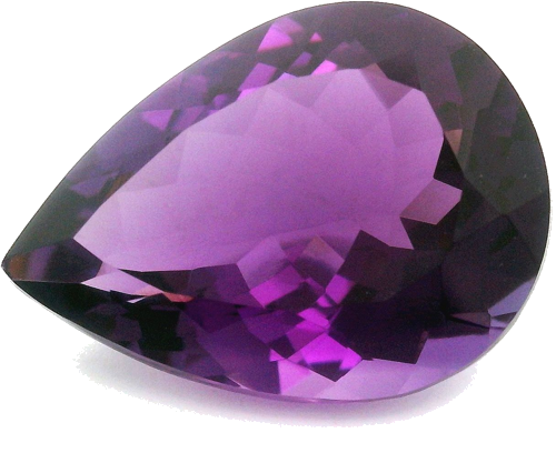 8.97 carat PURPLE Pear Amethyst (1)