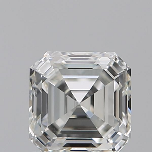 1.02 carat H-VS2 Natūralus Asscher Deimantas (1)