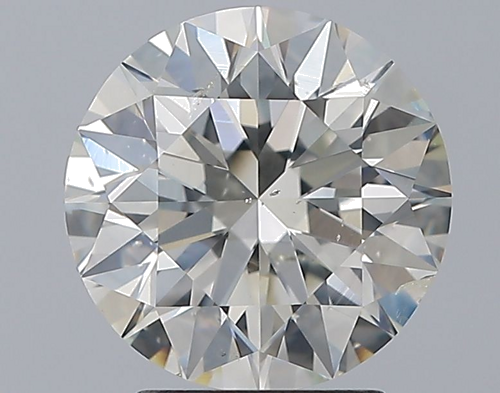 3.01 carat K-SI2 Excellent cut Natūralus Round Deimantas (1)