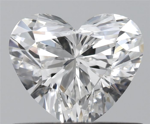 0.51 carat F-VS1 Natūralus Heart Deimantas (1)