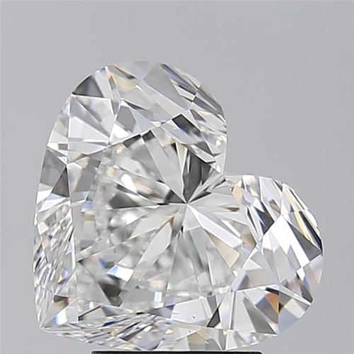 4.02 carat E-VS2 Natūralus Heart Deimantas (1)