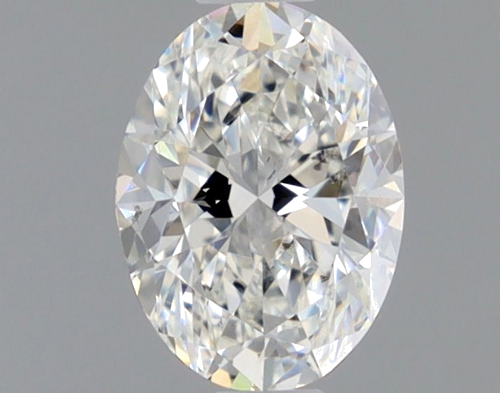 0.5 carat F-SI1 Natūralus Oval Deimantas (1)