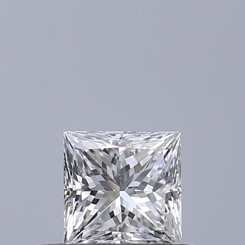 0.37 carat D-VVS1 Natūralus Princess Deimantas (1)