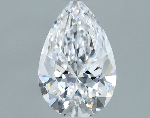 0.5 carat D-VS1 Natūralus Pear Deimantas (1)