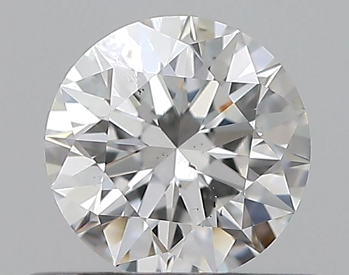 0.42 carat F-SI1 Excellent cut Natūralus Round Deimantas (1)