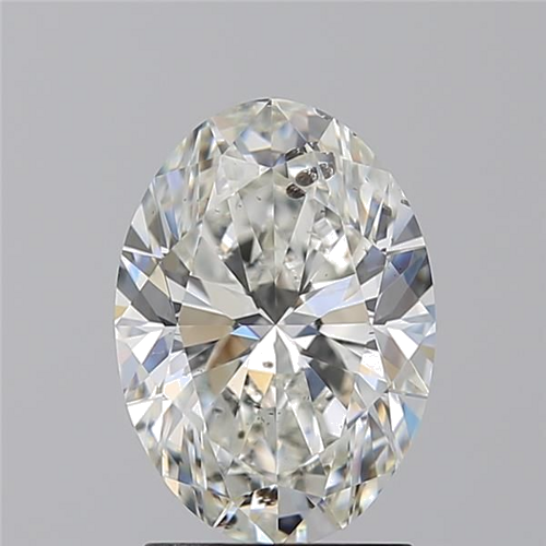 2.01 carat H-SI2 Natūralus Oval Deimantas (1)