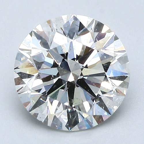 2.01 carat I-SI2 Excellent cut Natūralus Round Deimantas (1)